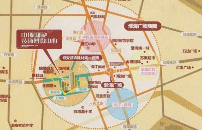 中环国际广场 区位图